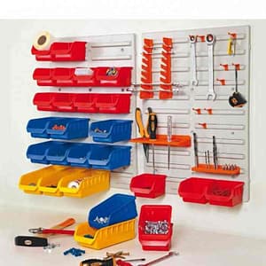 Organizator de perete cu 43 piese 840 mm x 590 mm x 20 mm HANDY 10944