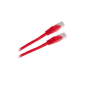 Patchcord UTP rosu 1m CCA RJ45 Cabletech
