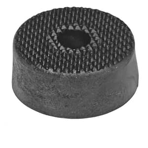 Picior cauciuc boxa R37x15mm montabil cu surub R5mm cauciuc masiv saiba metalica 1buc HT 3123 SAL