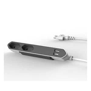 Prelungitor 2 prize prize EU+ 2 USB 2.1A 1.5m PowerBar Allocacoc