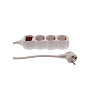 Prelungitor 3 prize 1.5m cu intrerupator 3500W 16A 3xG1.5mmp Well