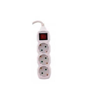 Prelungitor 3 prize 3m cu intrerupator 3xG1.5mmp Well