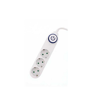 Prelungitor 3 prize 5m alb cu intrerupator cablu 3xG1.5mmp Well