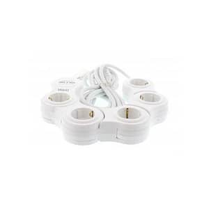 Prelungitor reglabil 5 prize 3m cablu 3xG1.5mm2 16A 3500W cu incarcator USB Well