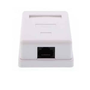 Priza simpla UTP cat6 RJ45 neecranat pe tencuiala Well