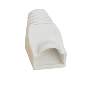 Protectie alba pentru cablu cu modular 8P8C