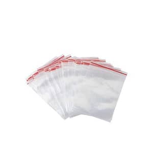 Pungi 100buc cu fermoar Lung 100mm Lat 70mm Gros 40um polietilena PLAST PL.TOR70X100