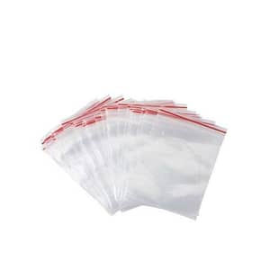 Pungi 100buc cu fermoar Lung 200mm Lat 100mm Gros 40um polietilena PLAST 02-05-1020
