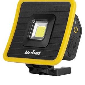 Reflector 10W LED 1000lm 4000K cu acumulator 3.7V 4.5Ah REBEL