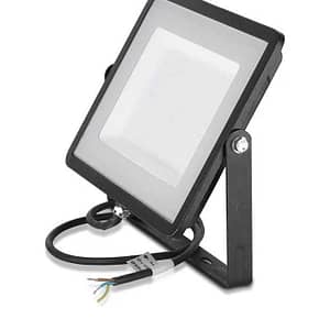 Reflector LED SMD 100W 8000lm 6400K IP65 negru cu cip SAMSUNG V-Tac SKU-414