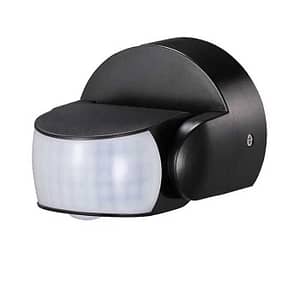 Senzor de miscare 180/360 grade 12m 1200W negru V-TAC