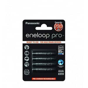Set acumulatori AAA NIMH 930mAh R3 Eneloop Panasonic 4buc