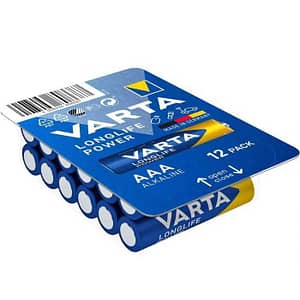 Set baterii alcaline R3 (AAA) 12buc/blister Longlife Power Varta 4903/12B