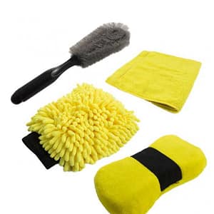 Set burete cu microfibre si perie Carguard