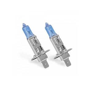 Set de 2 becuri Halogen H1 55W +50% Alb Xenon 12V Carguard