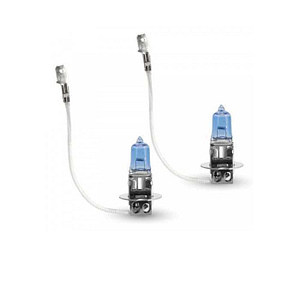 Set de 2 becuri Halogen H3 55W +50% Alb Xenon 12V Carguard