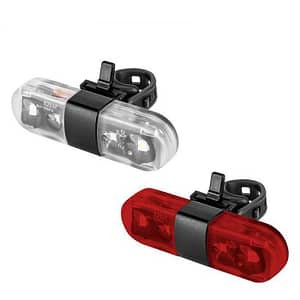 Set iluminat bicicleta fata/spate USB URZ3493 REBEL
