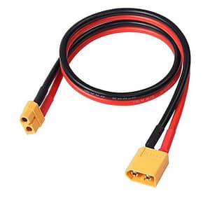 Set prelugitor mufa XT30 tata mama cu cablu siliconic 16AWG 30cm max 15A 500V