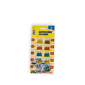 Sigurante auto 5A 7.5A 10A 15A 20A 25A 30A 10buc 19x13mm