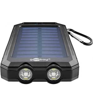 Solar PowerBank 8000mAh cu lanterna LED busola rezistent la socuri si apa Goobay