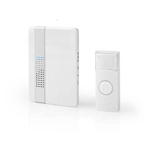 Sonerie fara fir 300m 36 melodii 80dB IP44 alb Nedis