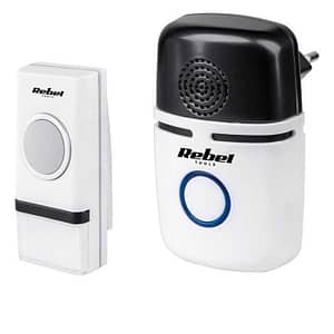 Sonerie wireless 48 melodii 4 nivele volum alarma 110-220VAC REBEL
