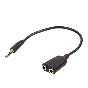 Splitter audio stereo 3.5 mm tata - 2x 3.5 mm mama 0.2m Valueline