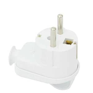 Stecher Shuko iesire laterala alb cu inel prindere WT-16U/Z/WE Plastrol