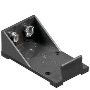 Suport baterie 1x 9V cu lamela pentru lipire negru 11995 Goobay