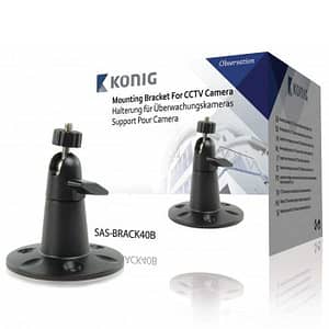 Suport camera montabila neagra Konig 80mm baza x 83mm lungime