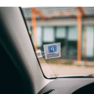 Suport de tichete de parcare autoadeziv M`N`C