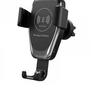Suport telefon auto cu functie incarcare wireless QI inductiva Kruger&Matz