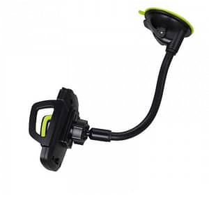 Suport telefon negru auto cu montare pe geam GOLF CH07