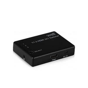 Switch HDMI 3 intrari FullHD V1.3 cu telecomanda Well