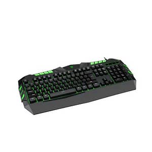 Tastatura gaming T-DAGGER Torpedo neagra iluminata rosu verde glaben