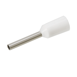 Varf terminal cablu de 0.5 mm alb