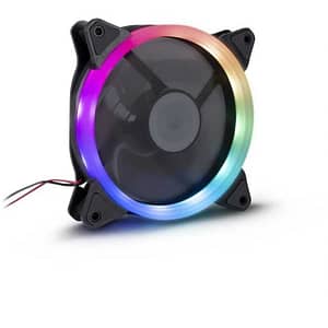 Ventilator 120x120x25mm Inter-Tech Argus iluminare RGB 900RPM 2 pini la Molex RS-051-RGB