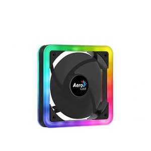 Ventilator Aerocool Edge14 120mm aRGB 12LED anti-vibratii 1200RPM