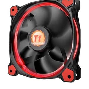 Ventilator Thermaltake Riing 12 High Static Pressure 120mm iluminare rosie