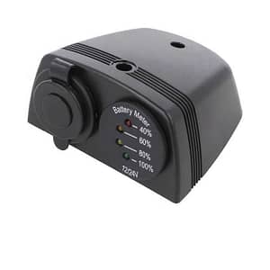 Voltmetru si soclu bricheta auto x1 7-33VDC neagra SCI A13-144DA254HD-BB3