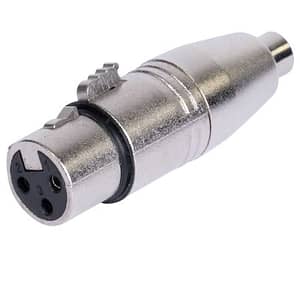 Adaptor audio mono mama XLR - mama RCA BST 18-5578