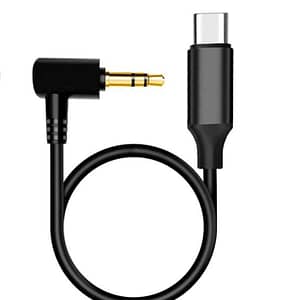 Cablu audio USB-C3.1 la mufa Jack 3.5 mm tata 50cm negru