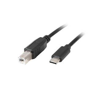 Cablu imprimanta 1.8m USB-C3.1 tata - USB2.0 B tata negru