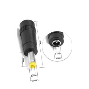 Mufa adaptoare 2.1/5.5mm mama - 2.5/5.5mm tata (536)