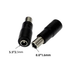 Mufa adaptoare 5.5/2.5mm mama - 8.0/1.6mm tata (538)