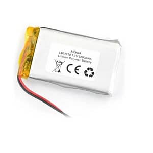 Acumulator Lithium Polymer 06034 2200mAh 1S 3.7V cablu 50mm 59x37x9mm AKYGA Battery