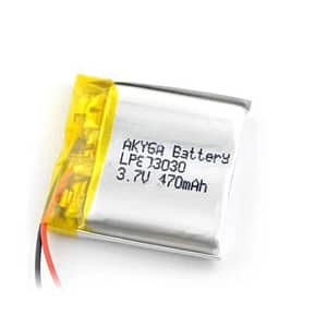 Acumulator Lithium Polymer 06049 470mAh 1S 3.7V cablu 50mm 30x30x6mm AKYGA Battery
