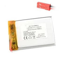 Acumulator Lithium Polymer 12207 320mAh 1S 3.7V conector JST-BEC 40x30x3mm AKYGA Battery