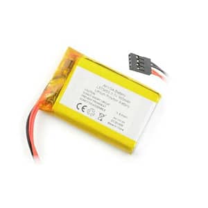 Acumulator Lithium Polymer 12661 980mAh 1S 3.7V 4 fire 2.54mm conector 50x34x6mm AKYGA Battery