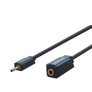 Cablu prelungitor audio Profesional Jack 3.5 mm 5m mama-tata stereo OFC cupru dublu ecaranat fara oxigen Clicktronic 70489